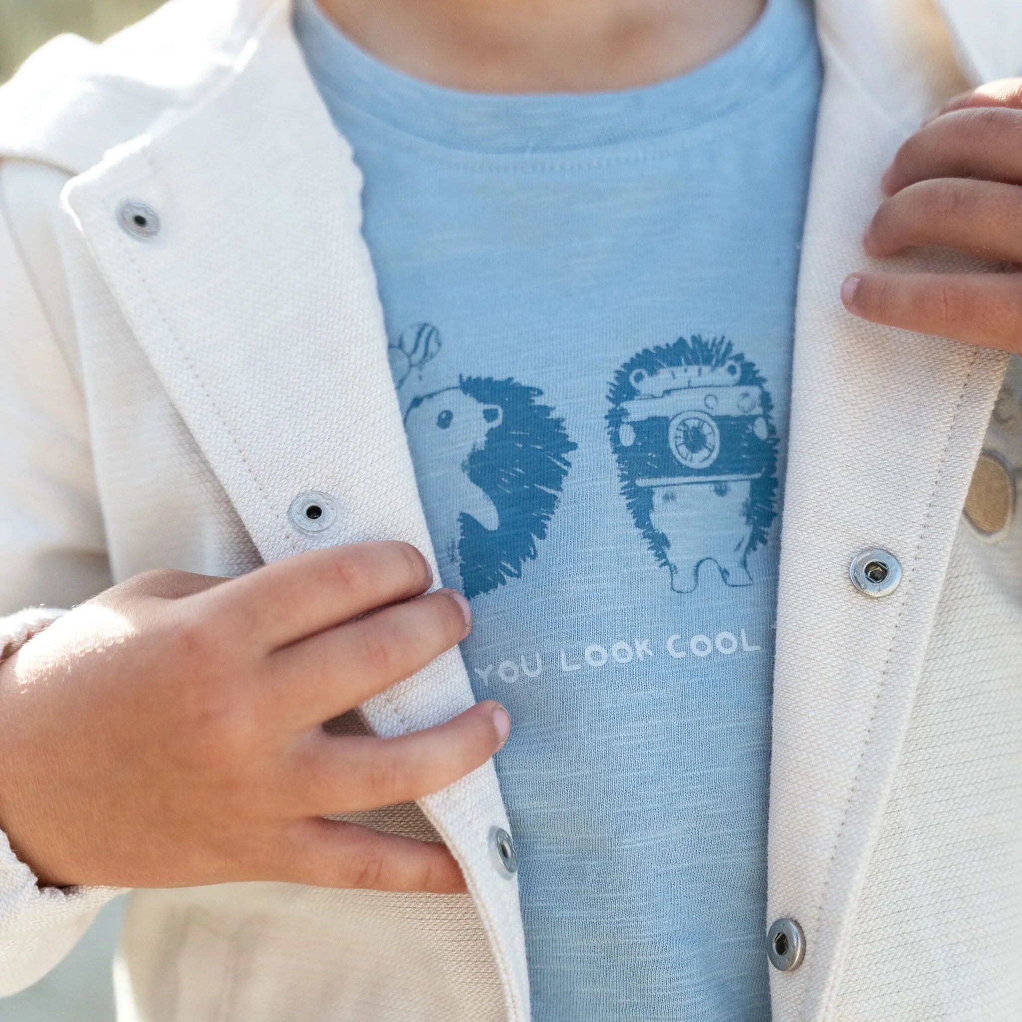 T-shirt de algodão - Little Dutch