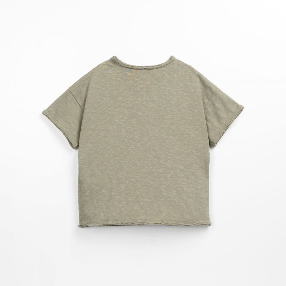 T-shirt com pormenores em corte vivo - Play Up