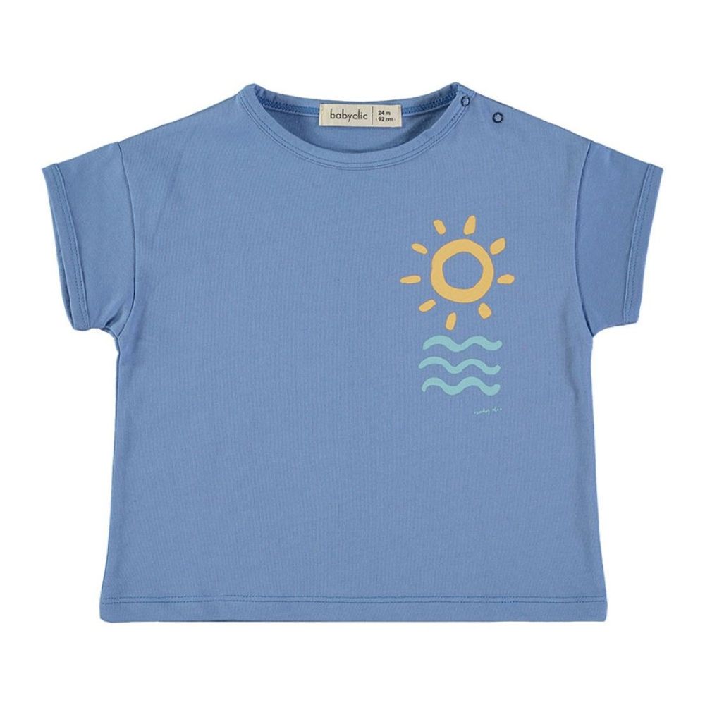 T-shirt MEDITERRÁNEO ELECTRIC BLUE - Babyclic
