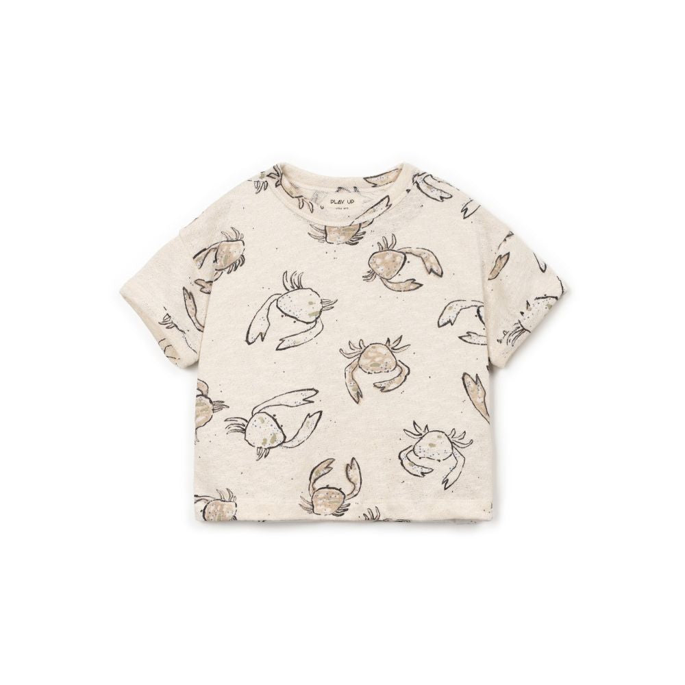 T-shirt com estampado de caranguejos - Play Up