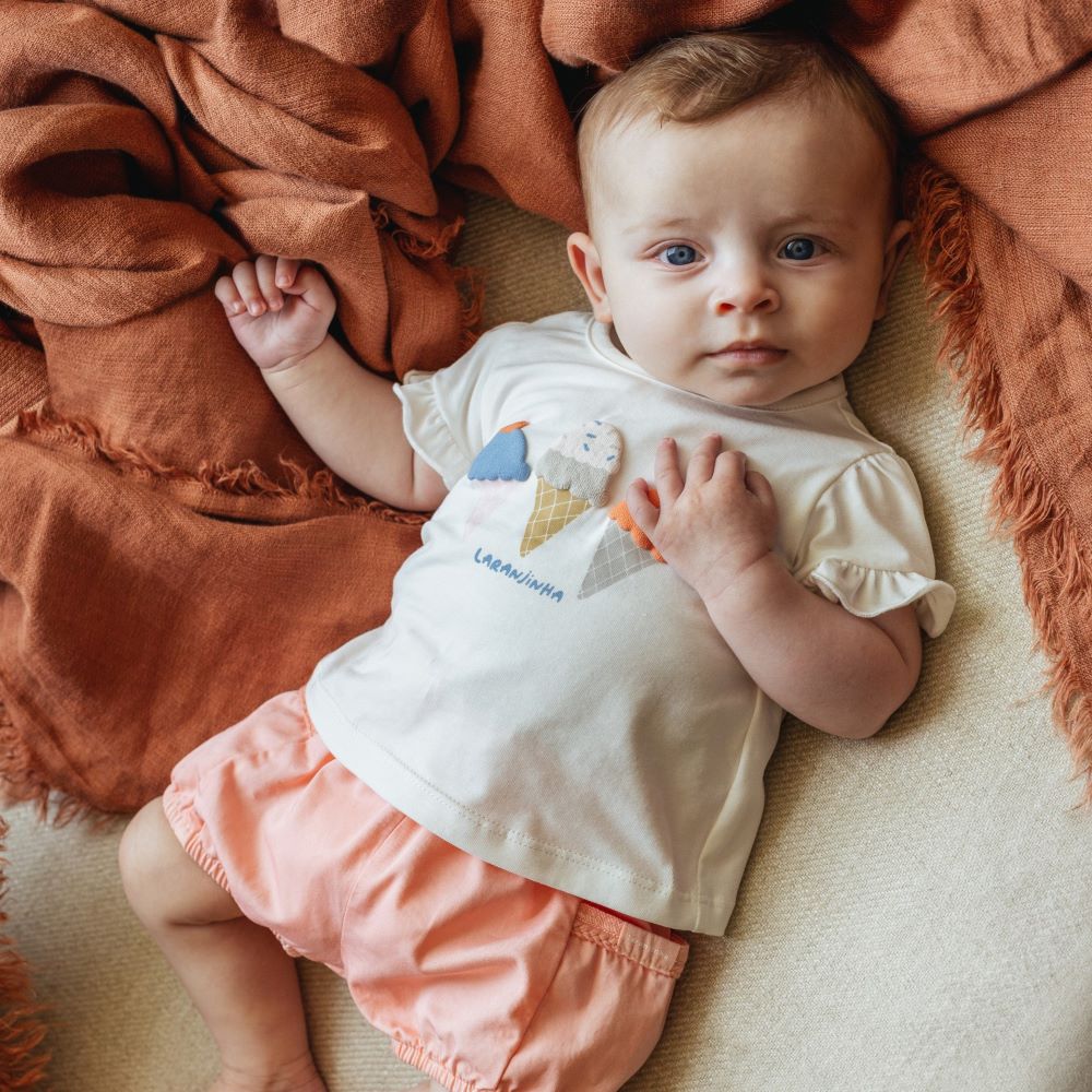 T-shirt gelados - Laranjinha