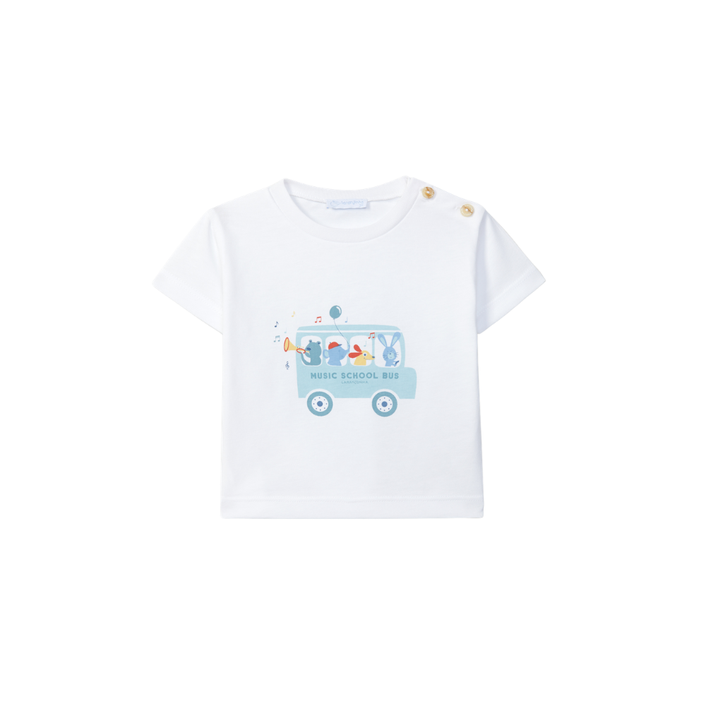 T-shit MUSIC SCHOOL - Laranjinha