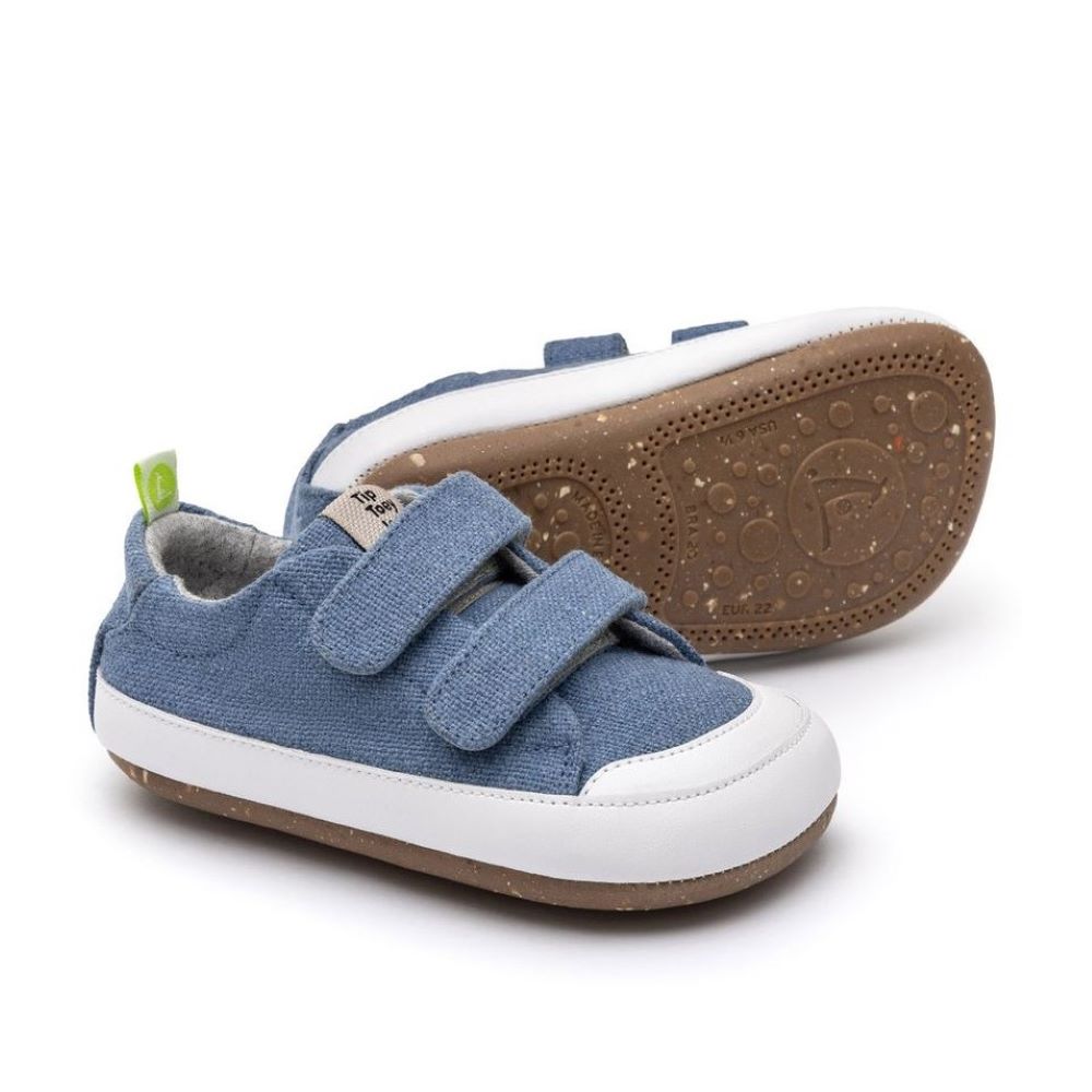 Ténis BOSSY GREEN Azul - Primeiros Passos - Tip Toey Joey