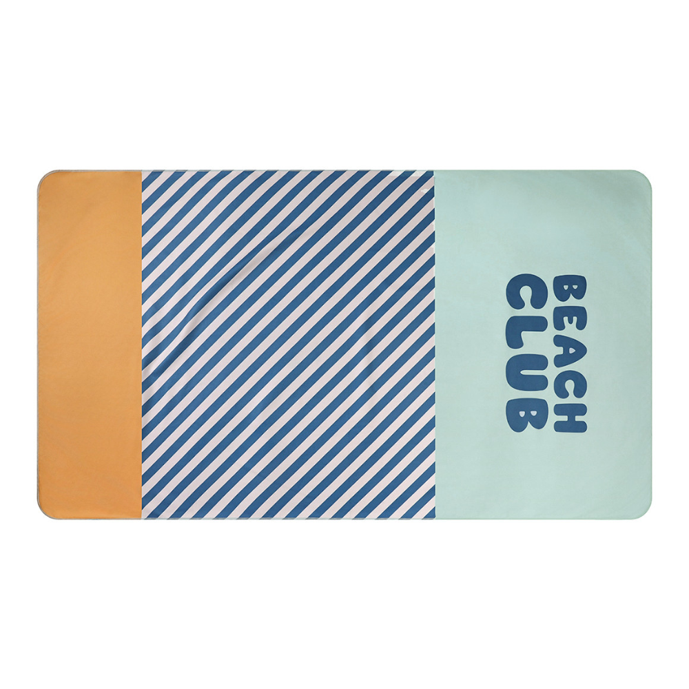 Toalha de Microfibra Stripes Blues & Beyond - Monneka