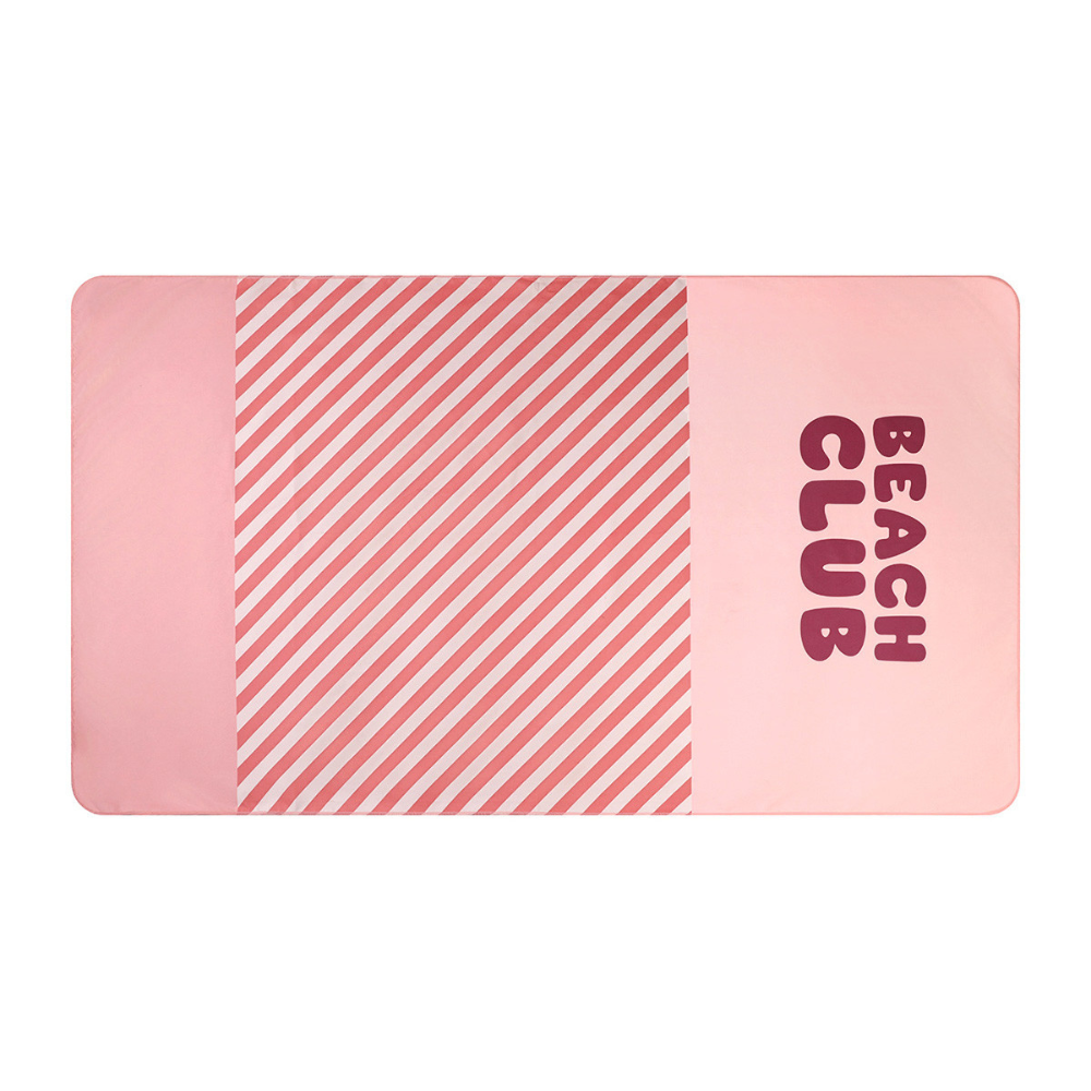 Toalha de Microfibra Stripes Bloom & Blush - Monneka