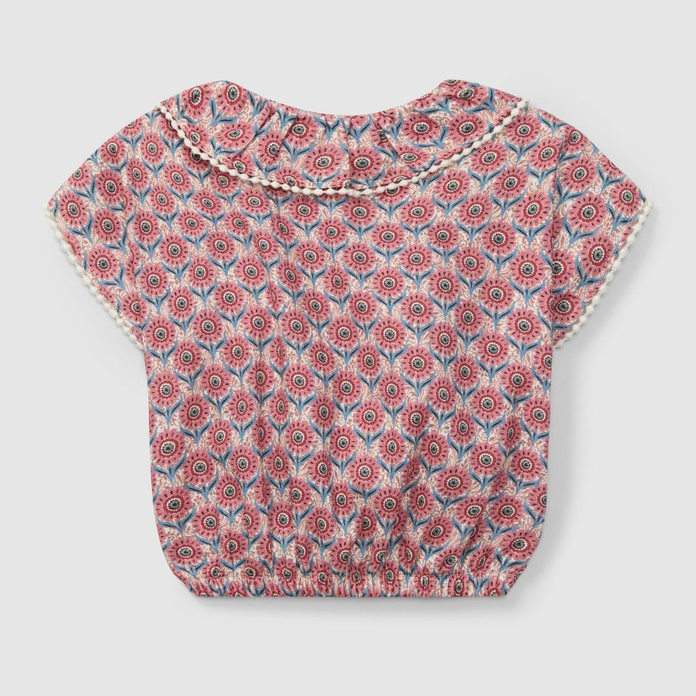 Top floral - Laranjinha