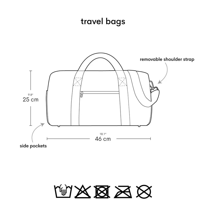 Travel Bag CHERRIES - A LITTLE LOVELY COMPANY