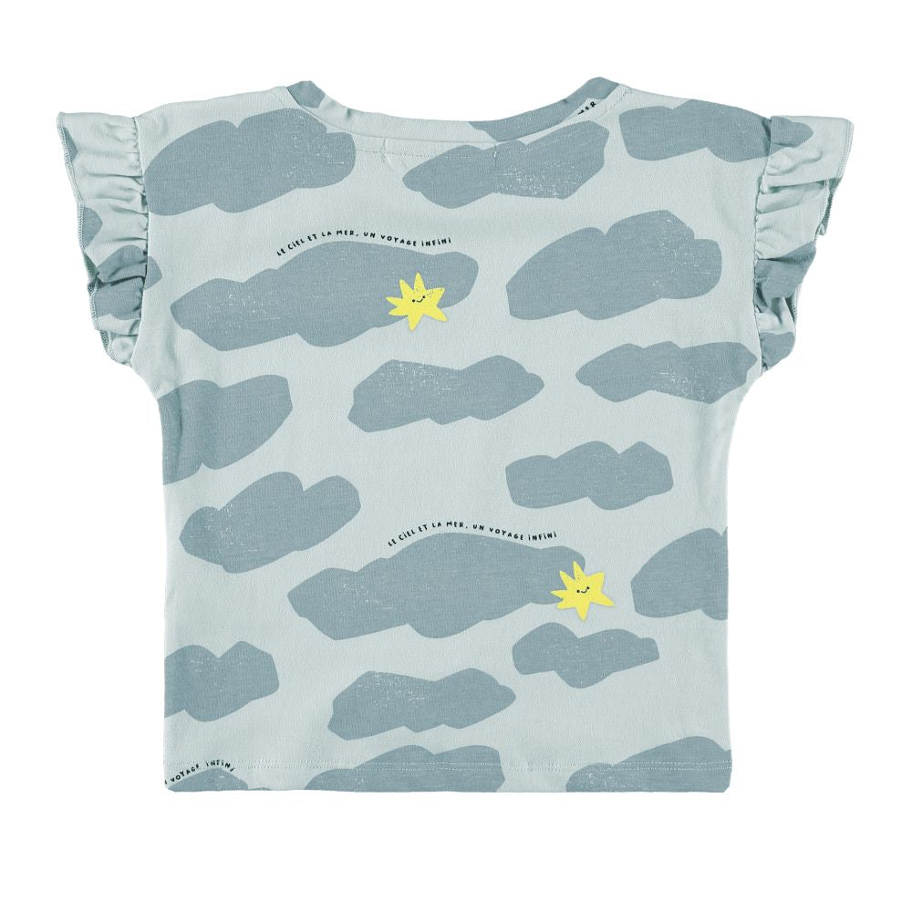 T-shirt com nó CIEL AGUA - Babyclic