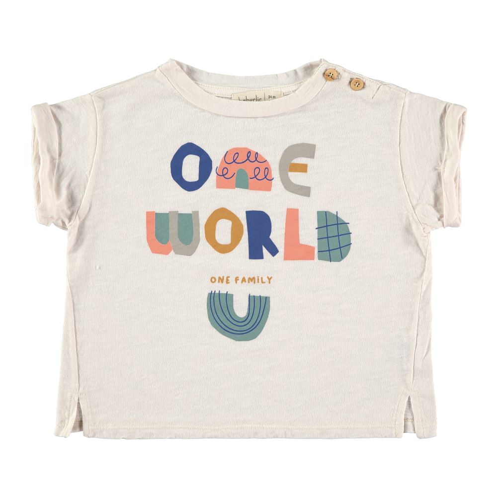 T-shirt ONE WORLD - Babyclic