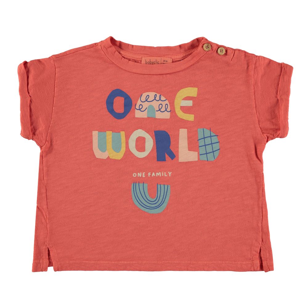 T-shirt ONE WORLD - Babyclic