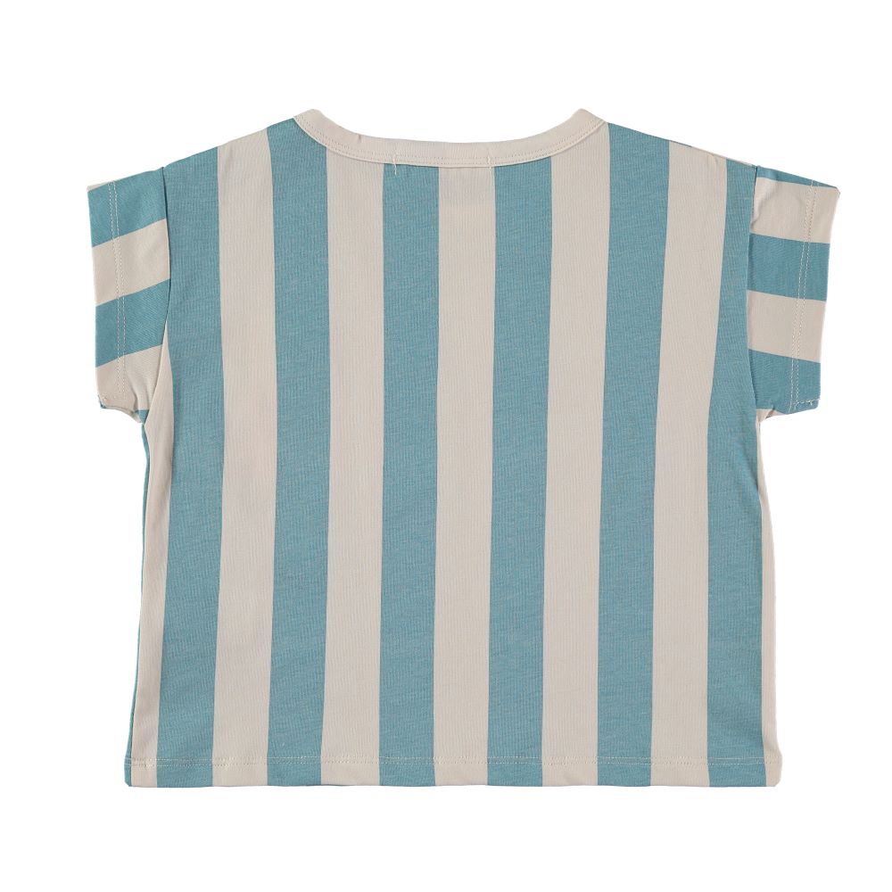 T-shirt STRIPES BLUE - Babyclic