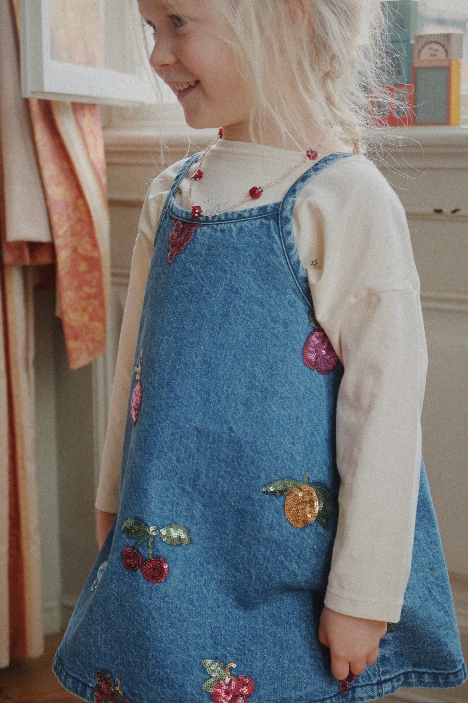 Saia de peito DENIM - Konges Slojd