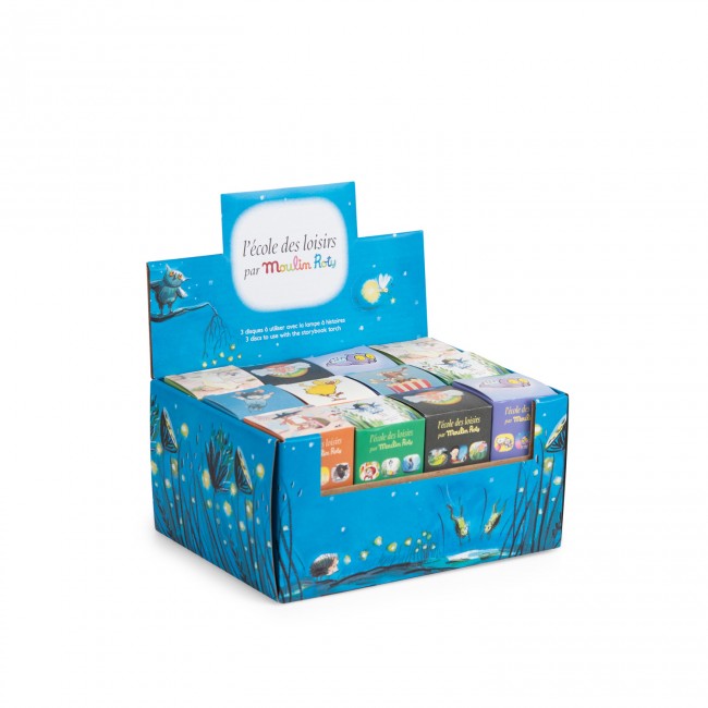 Caixa de 3 discos para lanterna de histórias - Moulin Roty