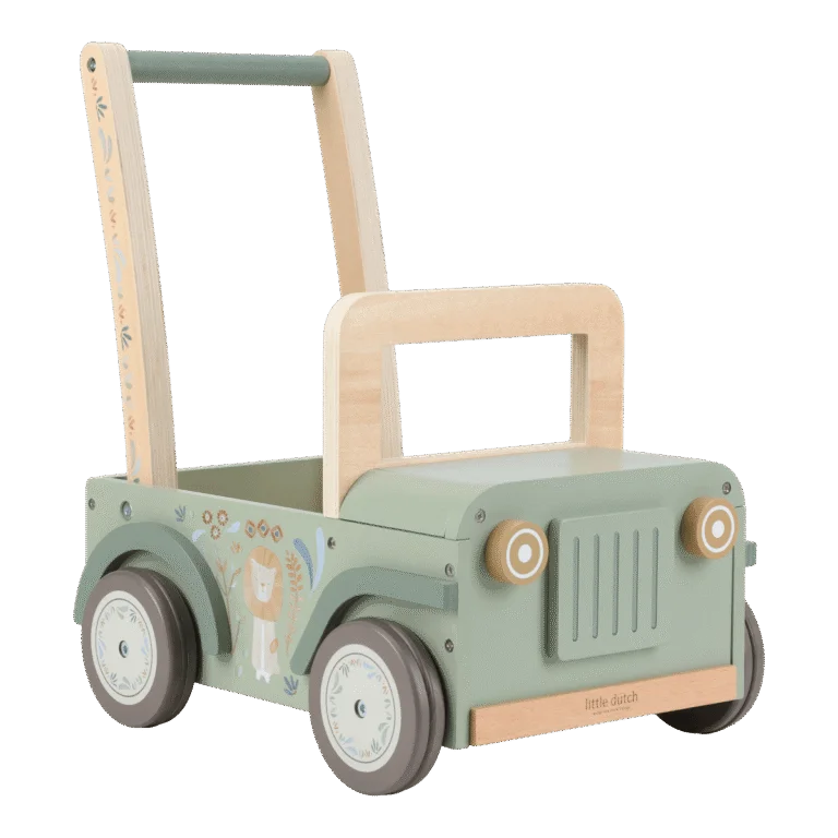 Carro Safari de Empurrar em Madeira - LITTLE DUTCH