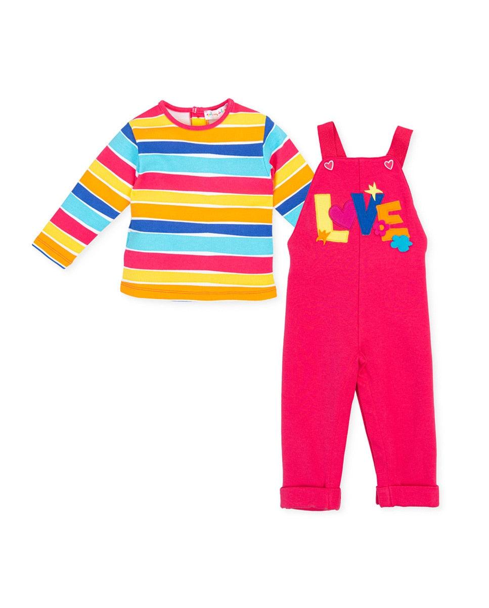 Jardineira e Camisola - chuvadeamor