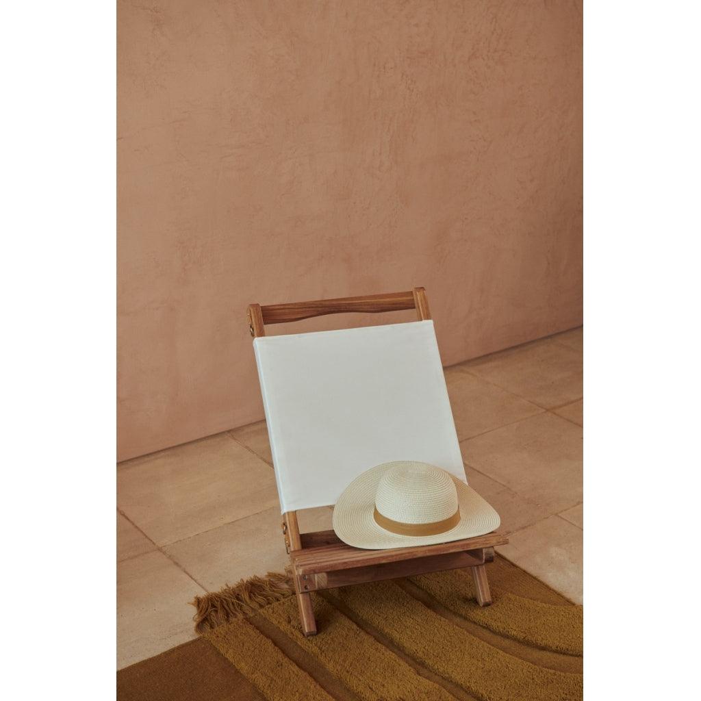 Chapéu de palha de papel estilo retro de aba larga - Liewood