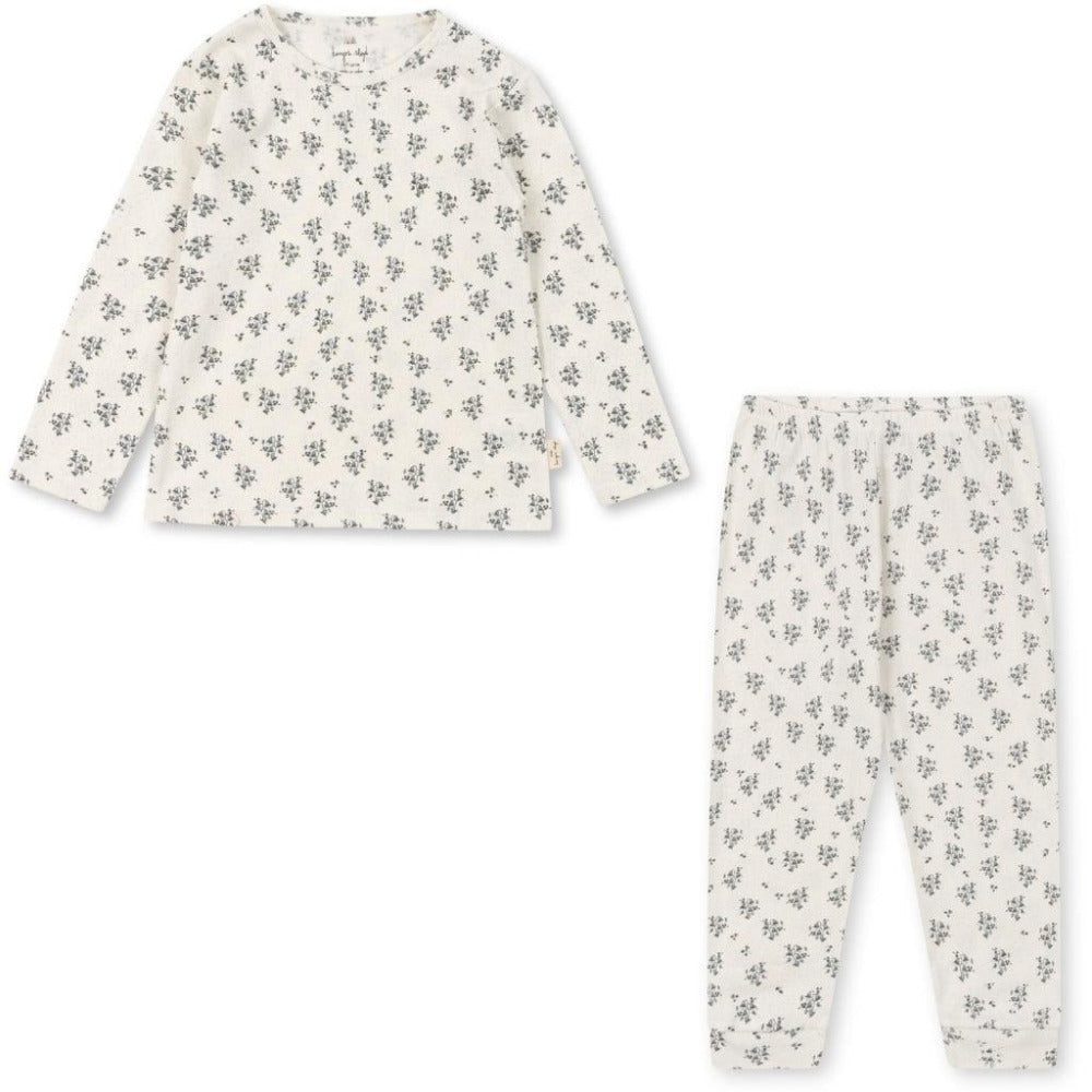 Pijama "Blue flowers" - Konges Slojd - chuvadeamor