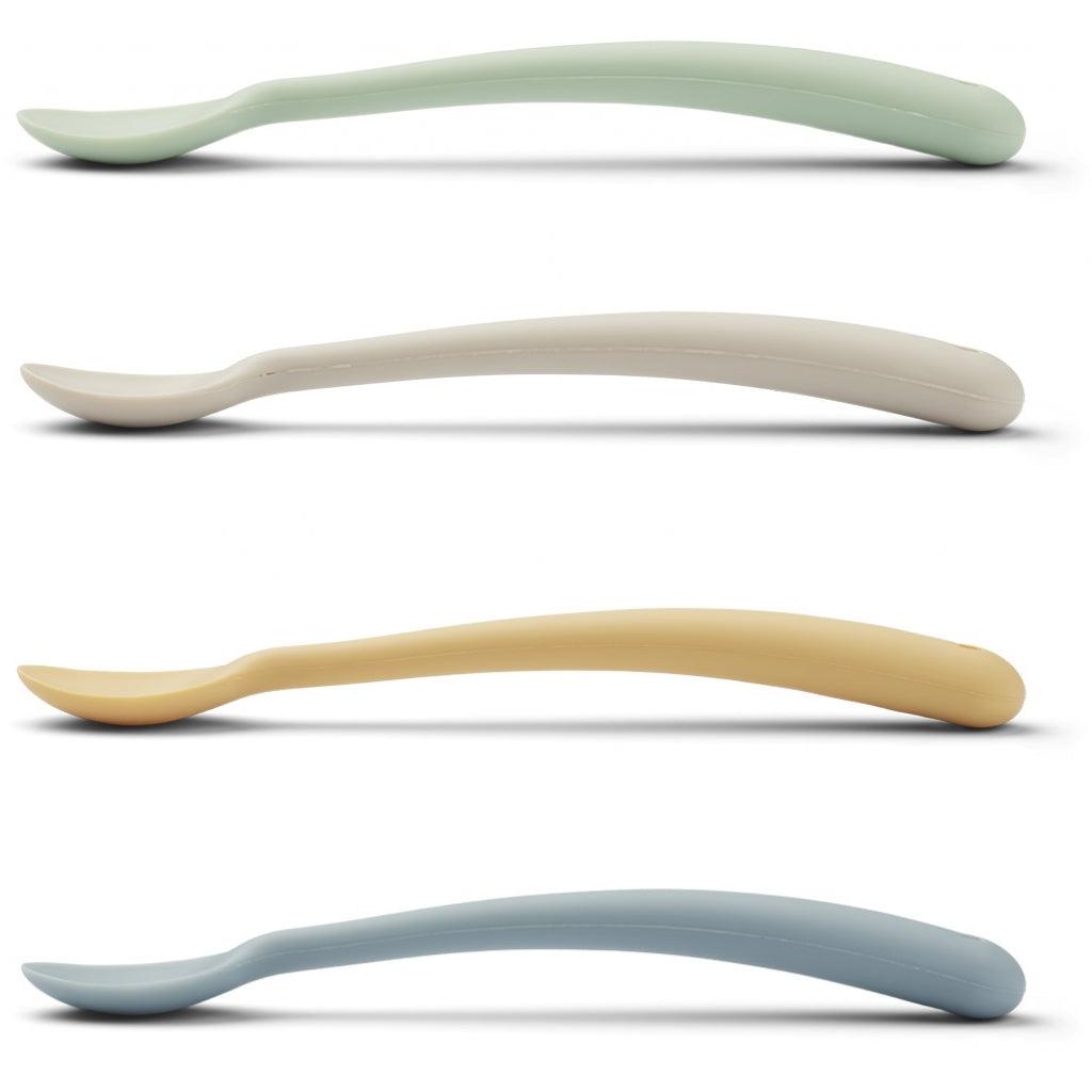 Pack 4 colheres silicone - Liewood