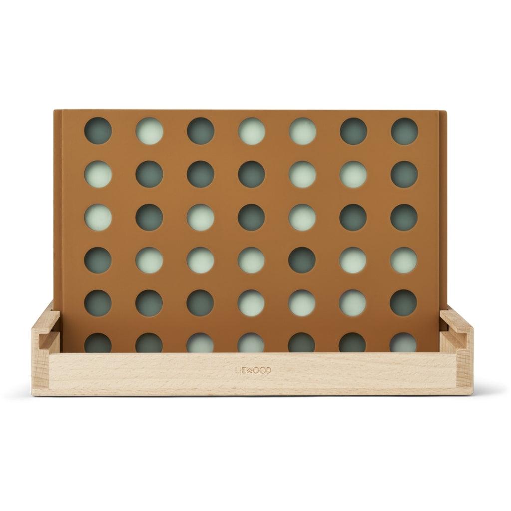 Jogo 4 em linha em madeira - Liewood - chuvadeamor