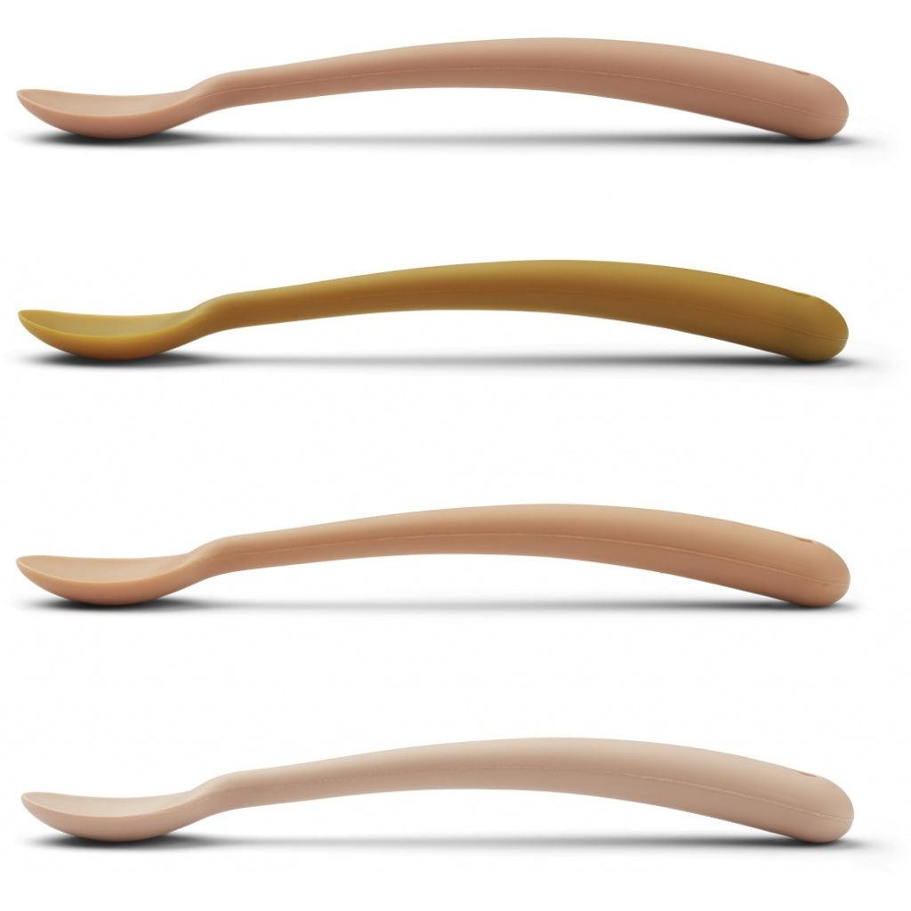 Pack 4 colheres silicone - Liewood