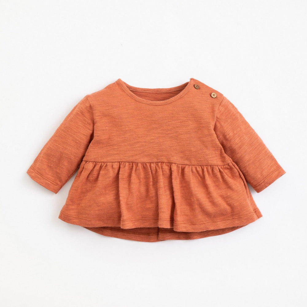 T-shirt com franzido - chuvadeamor