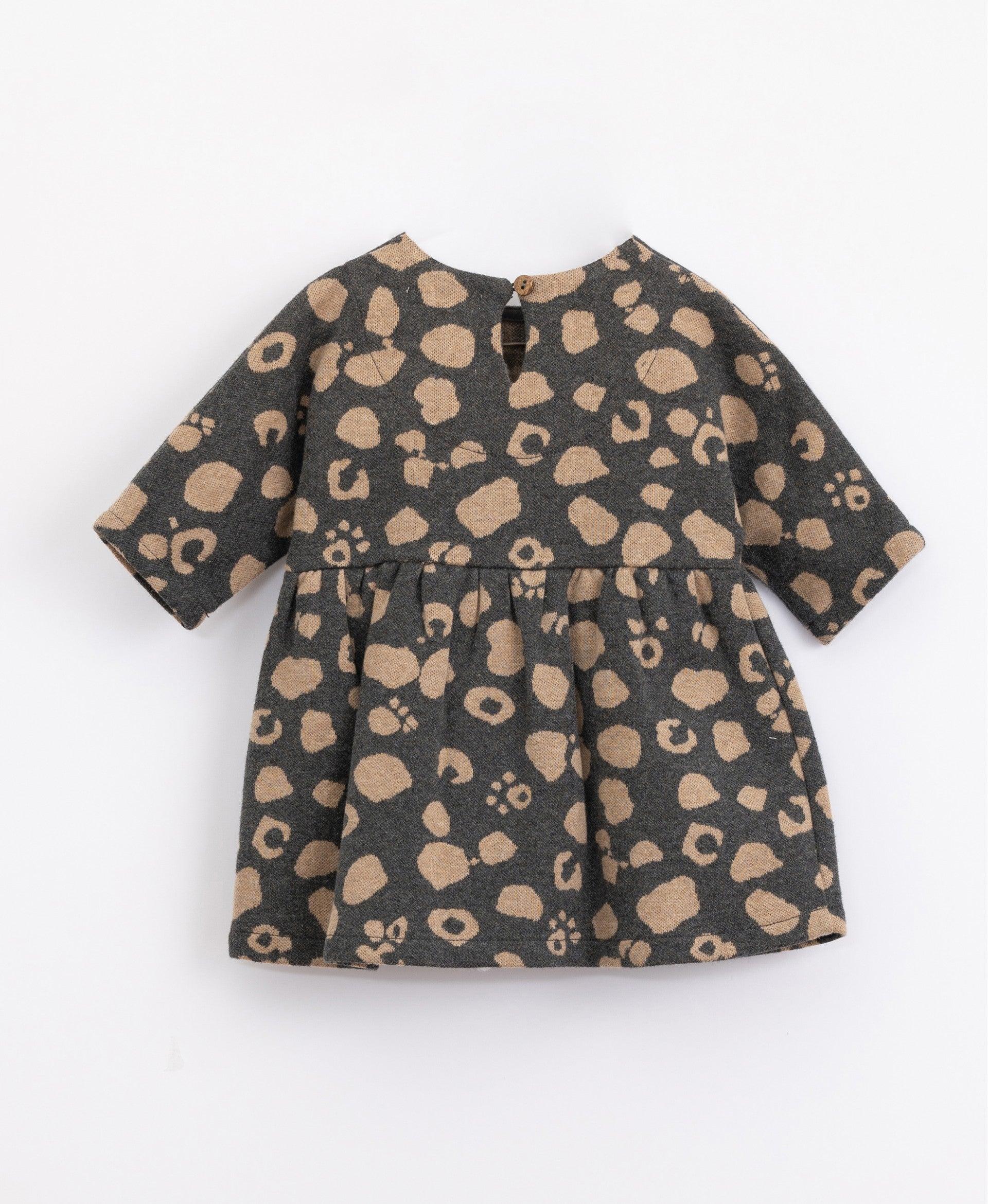 Vestido em algodão orgânico com padrão - Pay Up