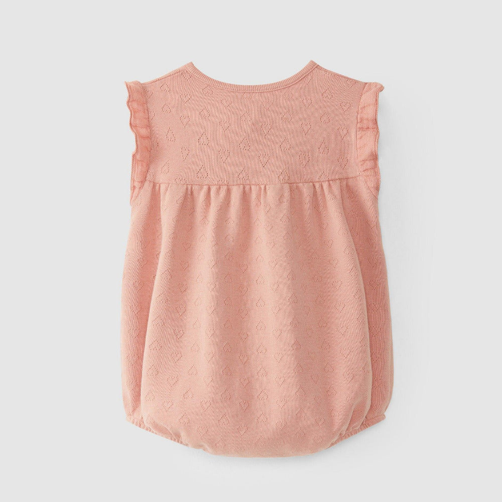 Fofo com padrão de coração perfurado - Snug