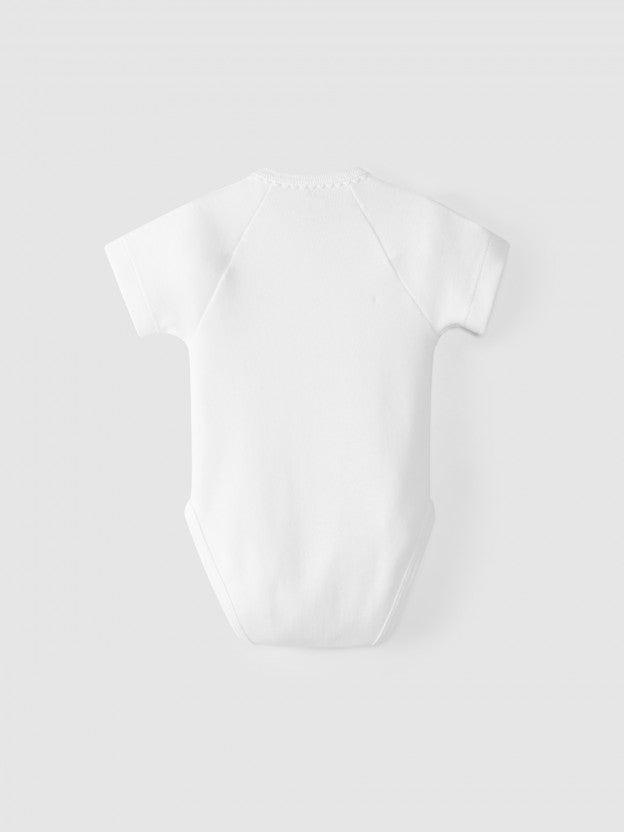 Body trespasse manga curta 100% Algodão - Laranjinha