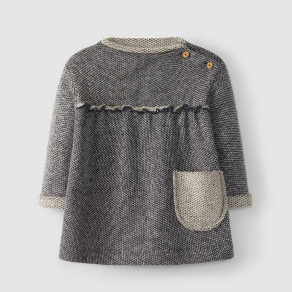 Vestido malha texturada - Snug - chuvadeamor