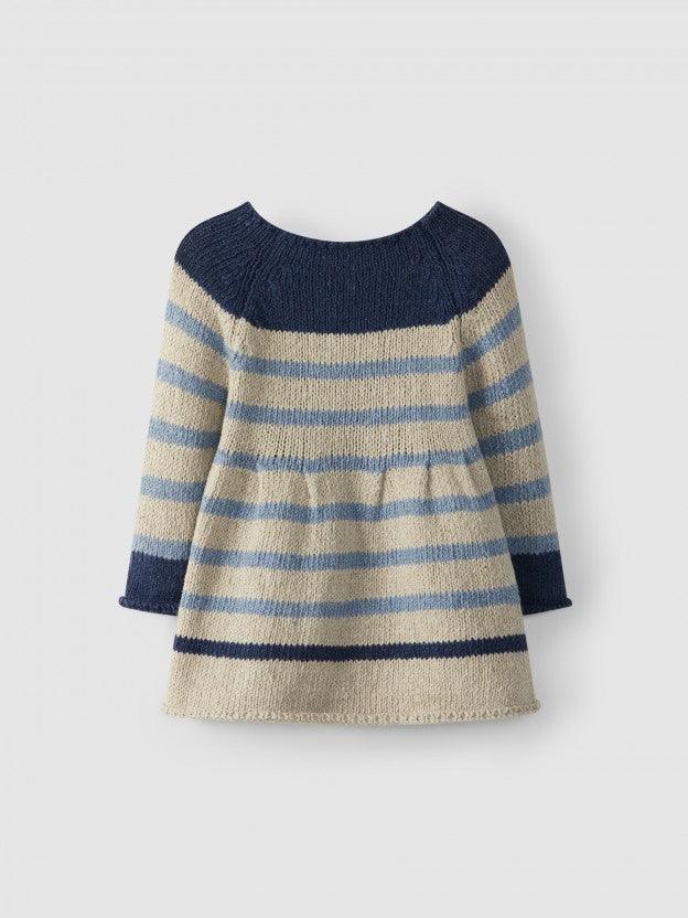 Vestido tricotado riscas - Snug - chuvadeamor
