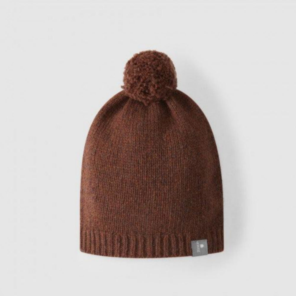 Gorro tricotado com pom-pom - chuvadeamor