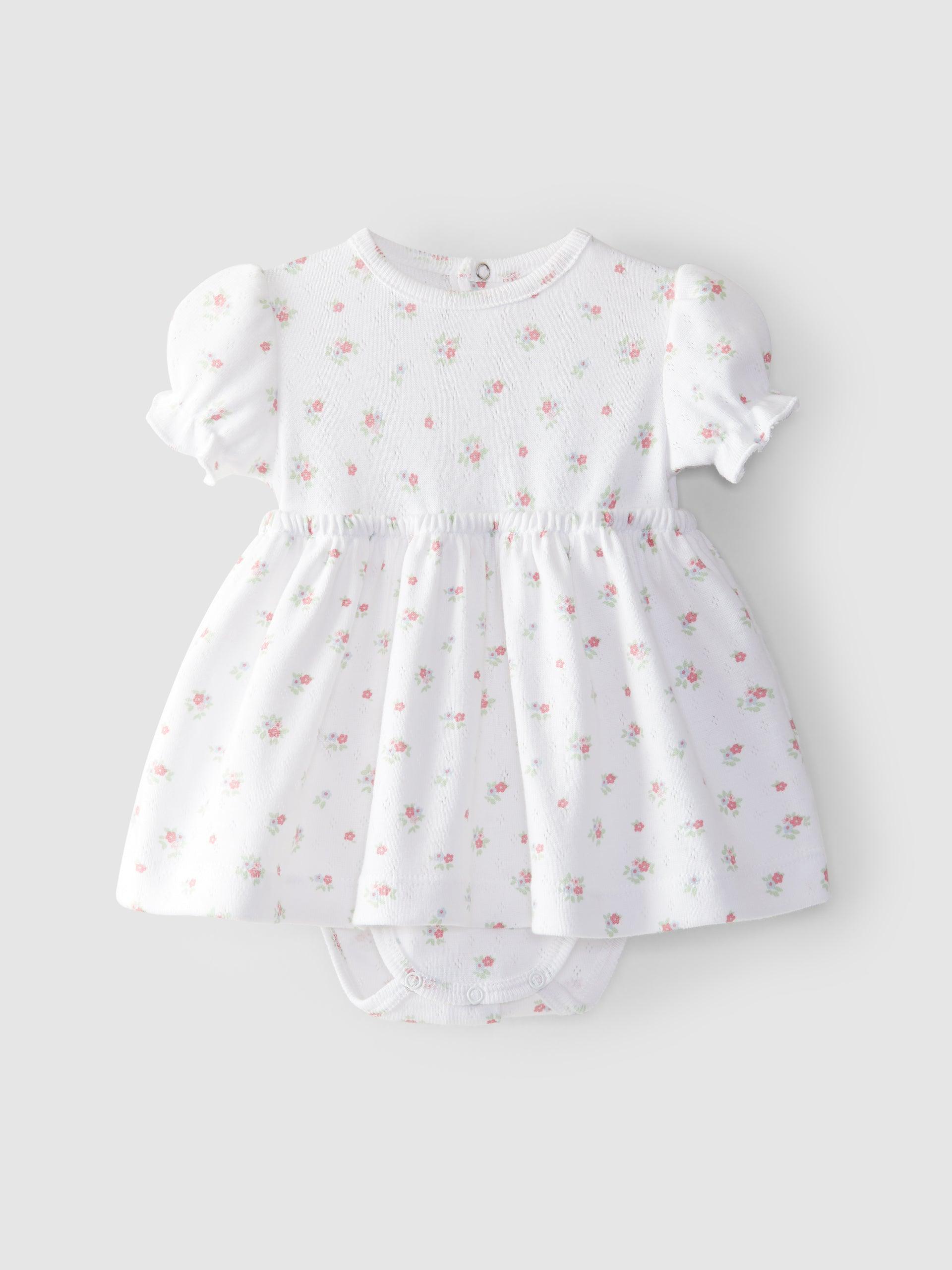 Vestido body ajour floral - Laranjinha - chuvadeamor