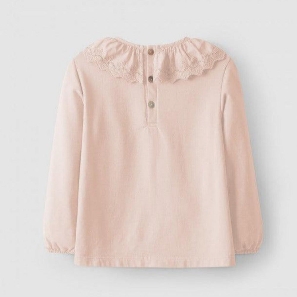 Longsleeve com gola bordada - Laranjinha