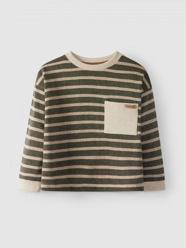 Longsleeve com bolso - Laranjinha - chuvadeamor