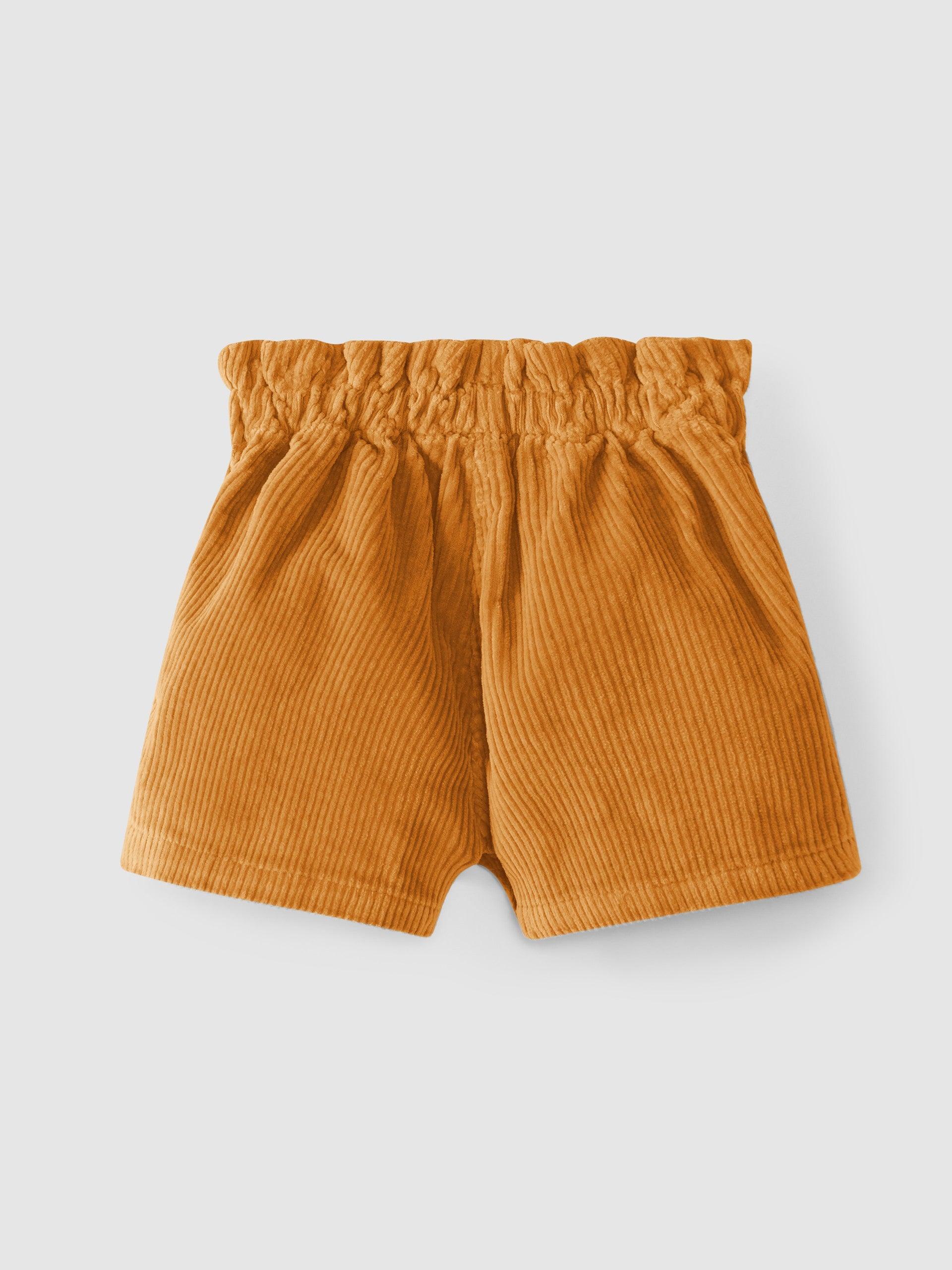 Calções pull-up com fita decorativa - Laranjinha