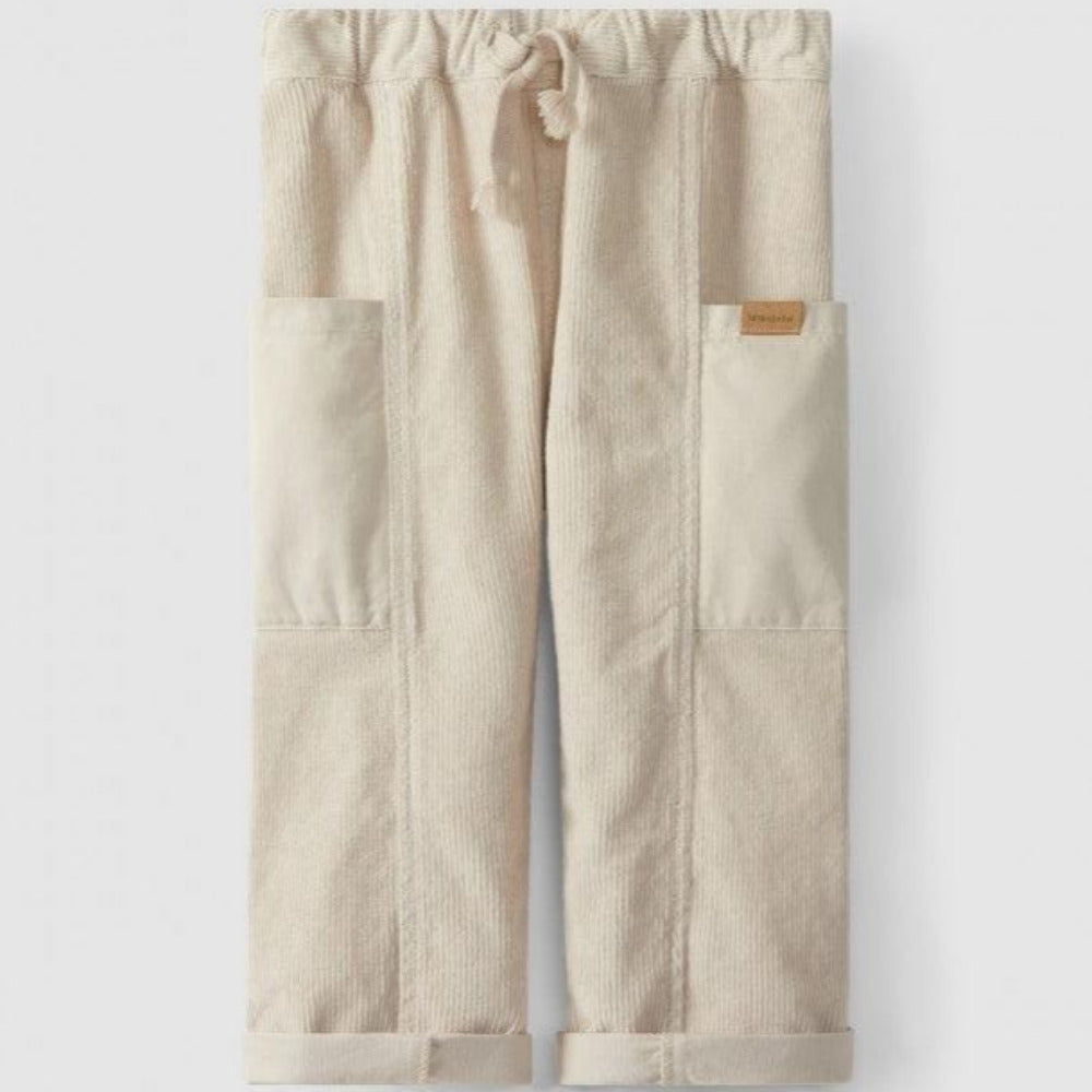 Calças pull-up com bolsos laterais - Laranjinha - chuvadeamor