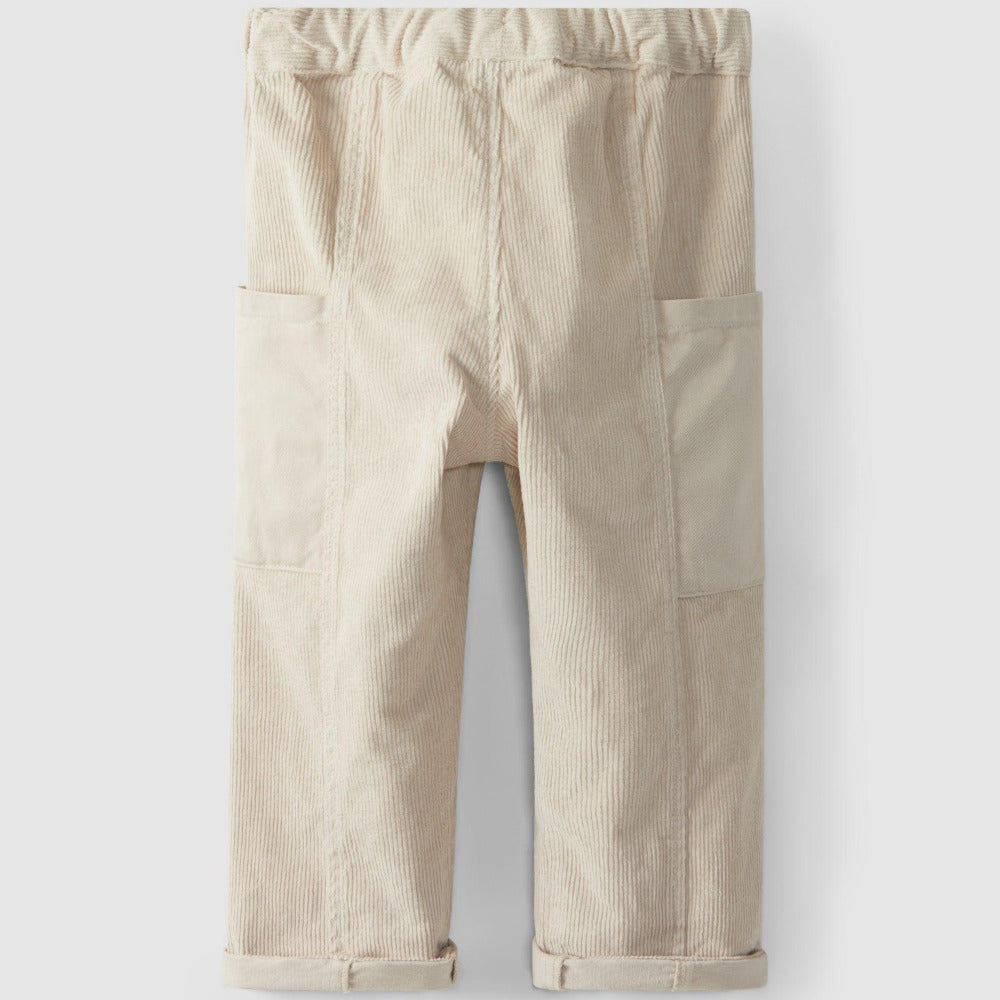 Calças pull-up com bolsos laterais - Laranjinha