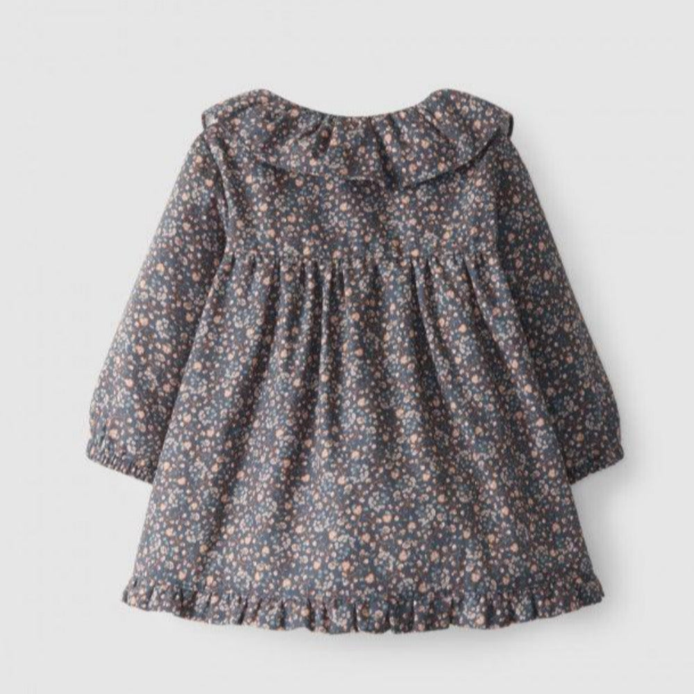 Vestido floral 100% Algodão - Laranjinha