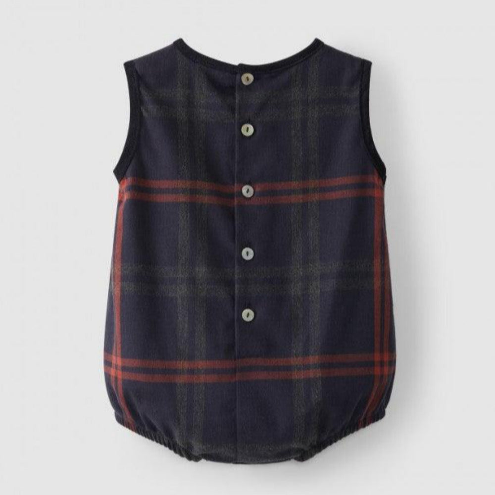 Fofo xadrez 100% Algodão - Laranjinha