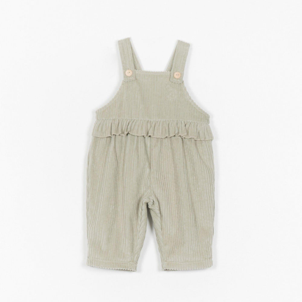 Jardineira de algodão em bombazine - Play Up