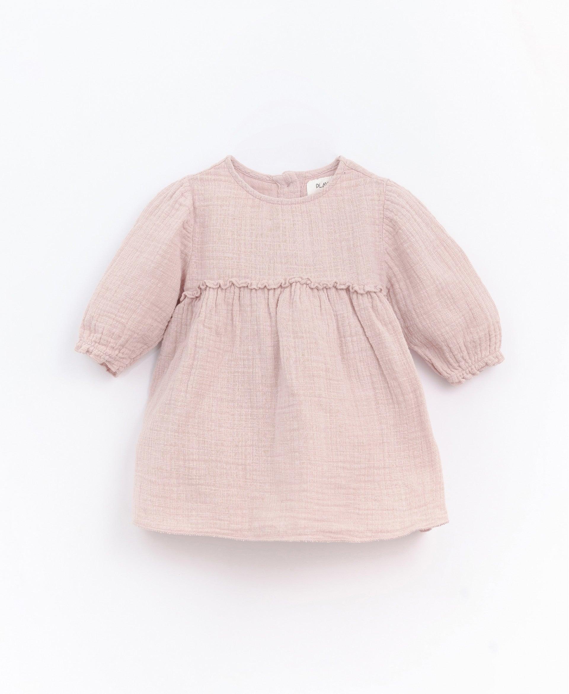 Vestido com franzido no cinto - chuvadeamor