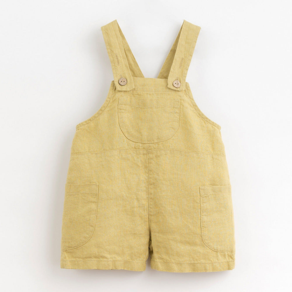 Macacão em linho com bolsos - Play Up