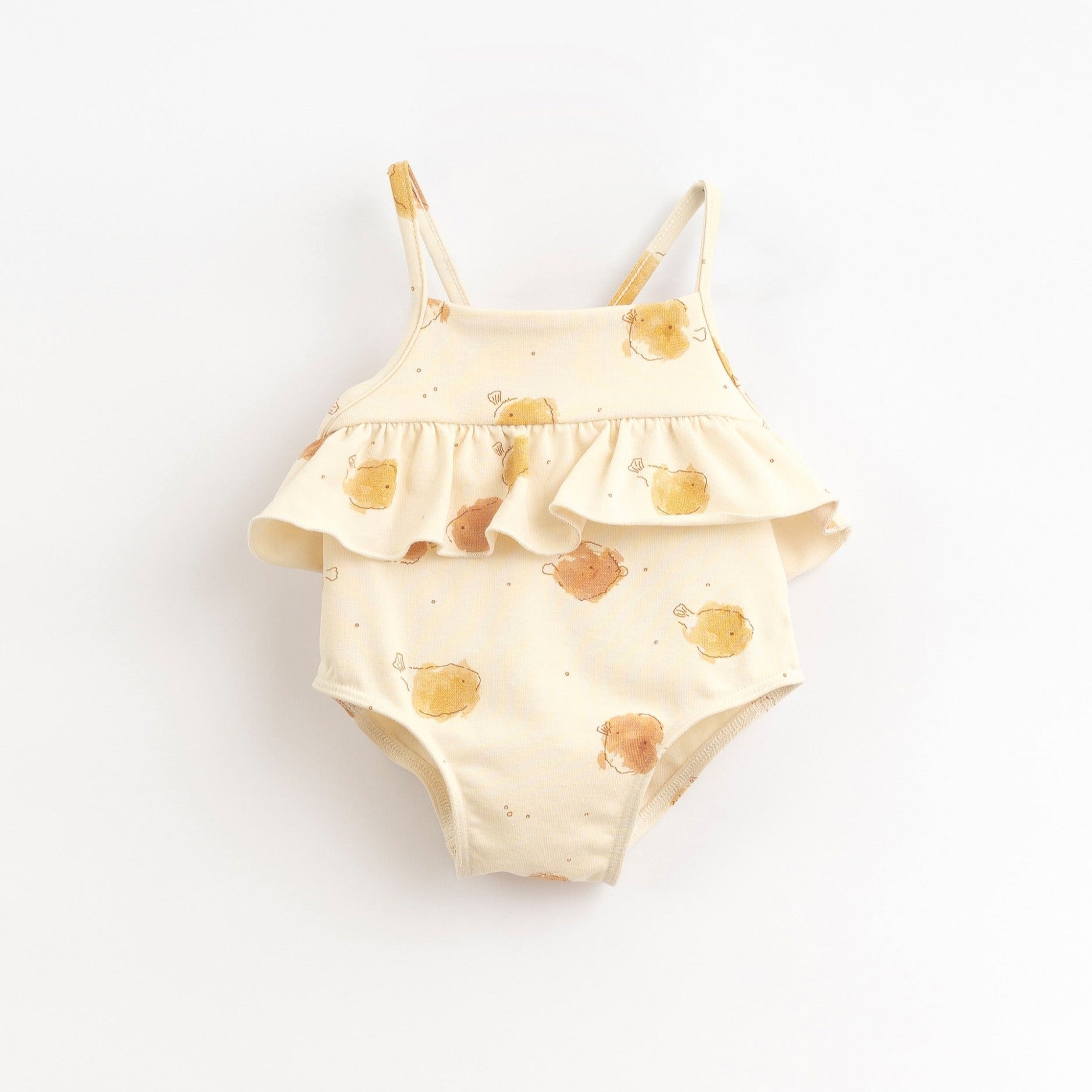 Fato de banho estampado peixe balão em algodão orgânico - Play Up