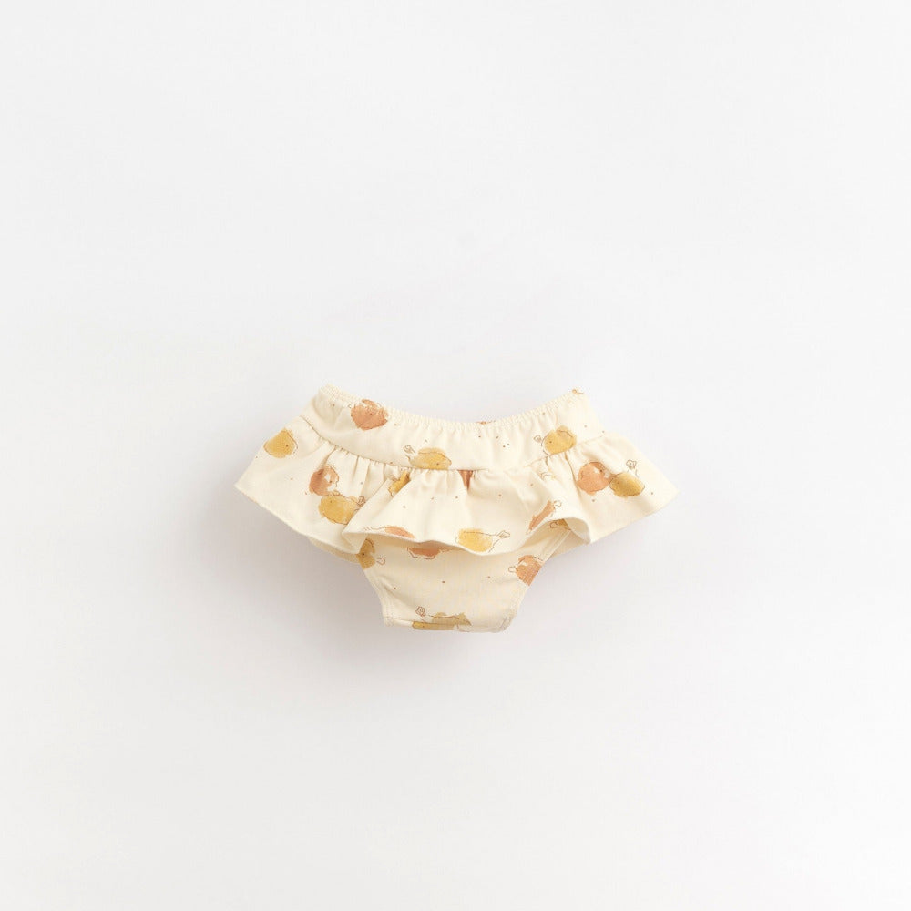 Cueca de banho estampado peixe balão em algodão orgânico - Play Up