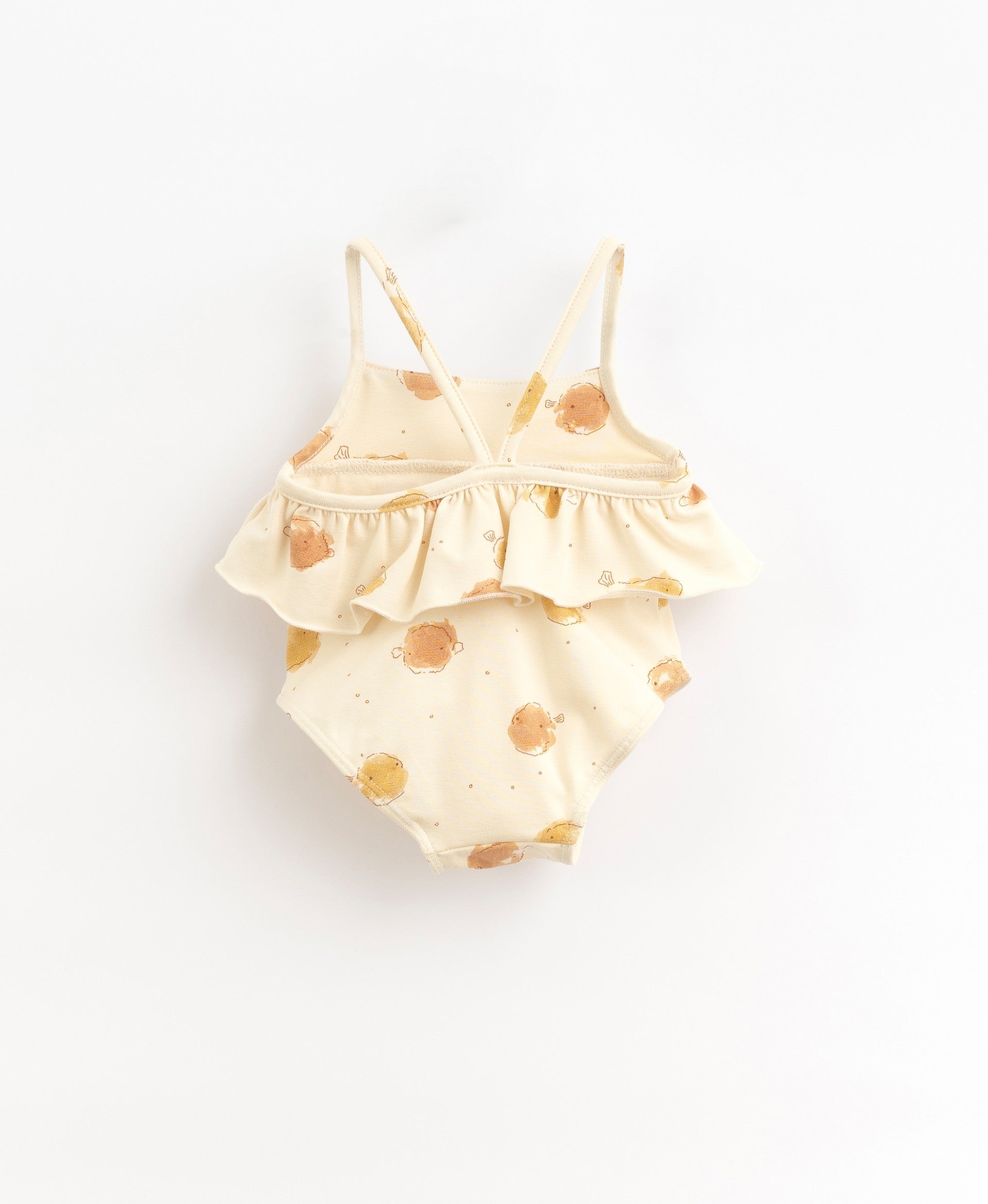 Fato de banho estampado peixe balão em algodão orgânico - Play Up