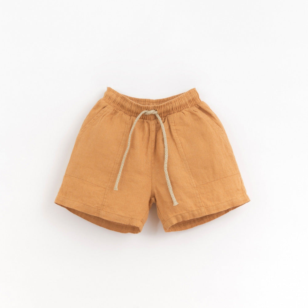 Calção de tecido em linho - Play Up