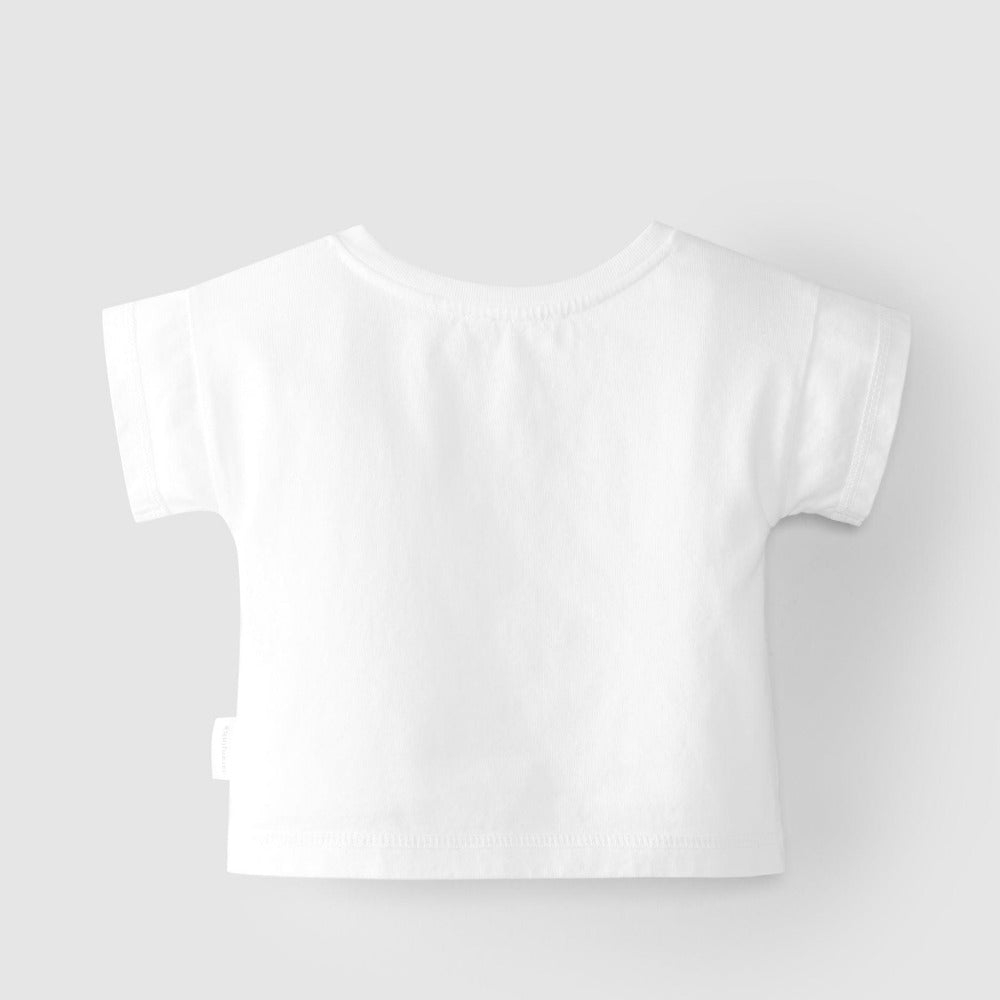 T-shirt lisa em algodão - Laranjinha