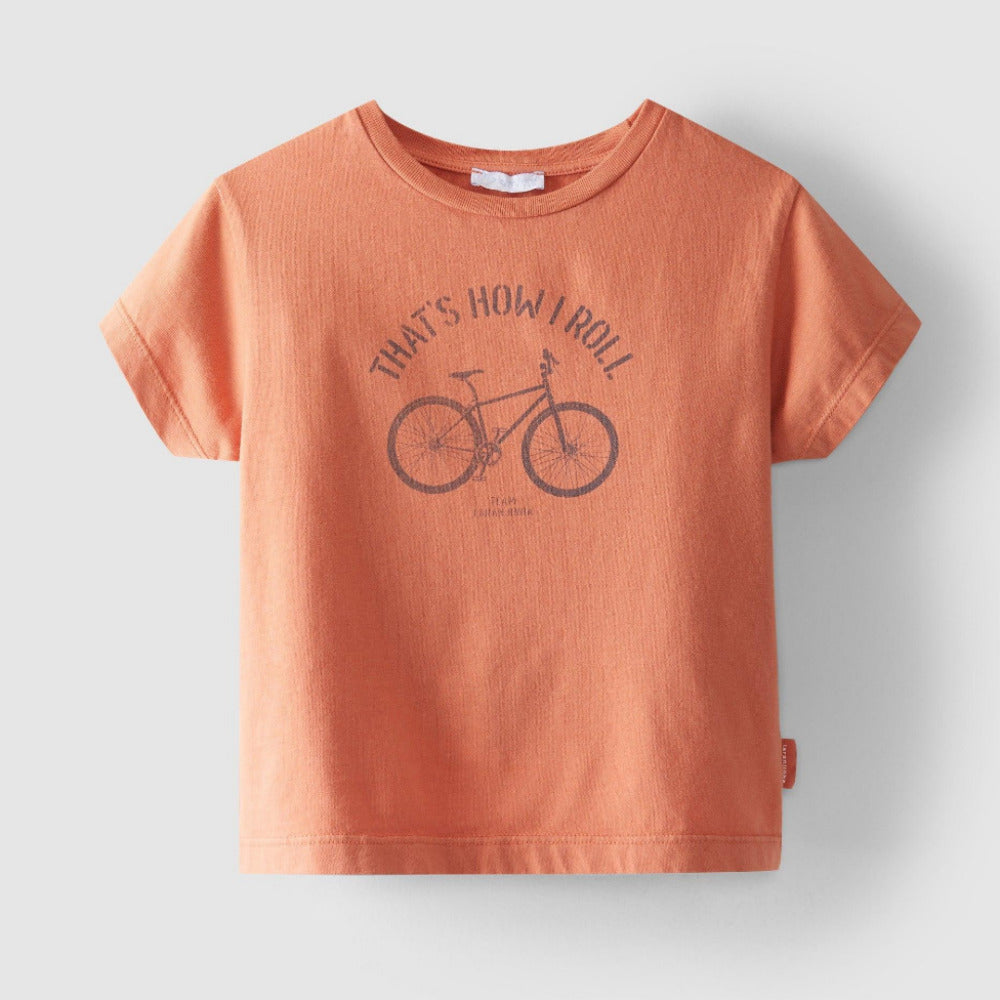 T-shirt bicicleta - Laranjinha