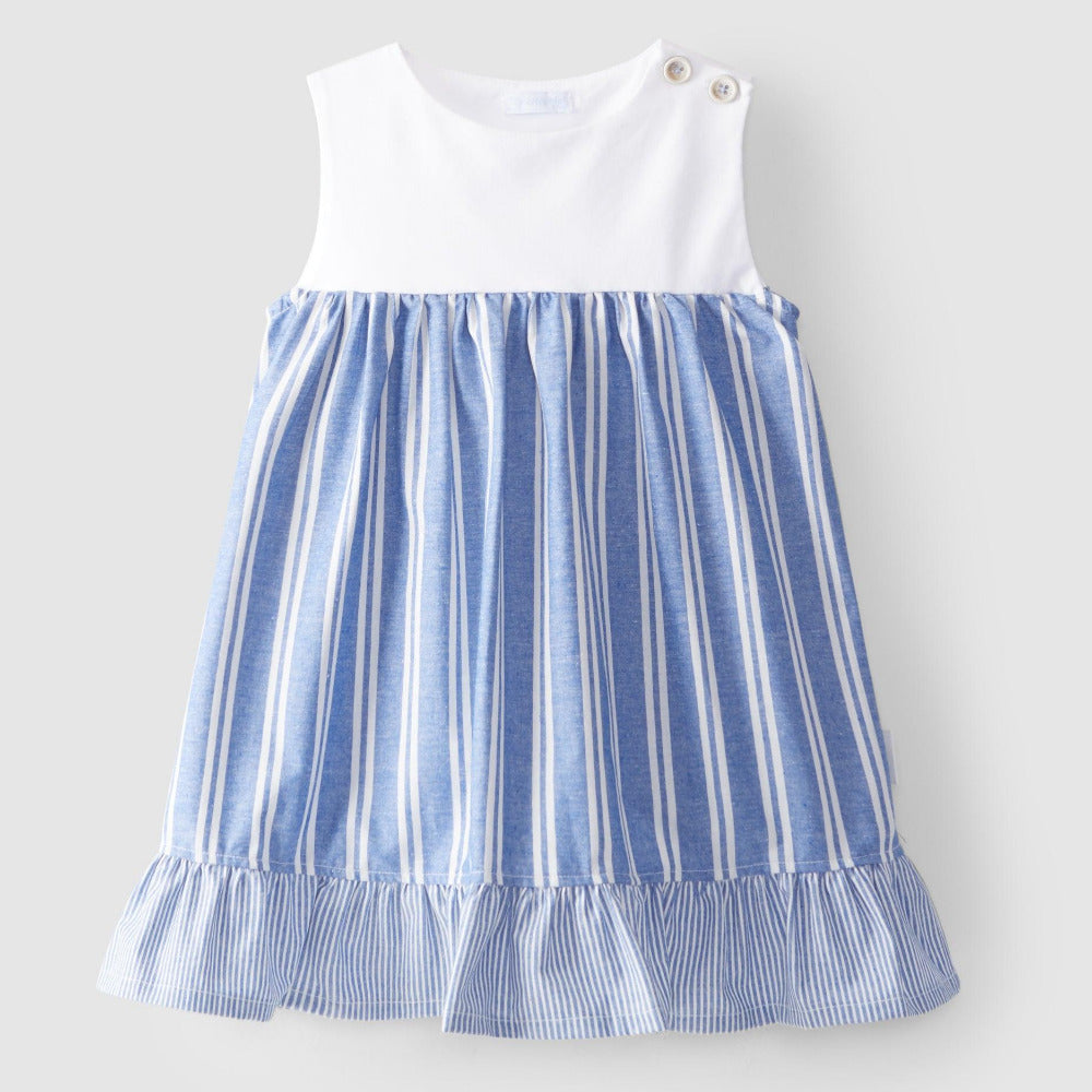 Vestido de riscas - Laranjinha - chuvadeamor