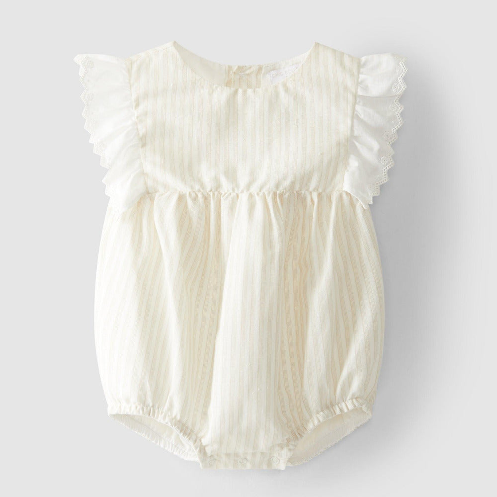 Fofo com mangas bordadas - Laranjinha - chuvadeamor